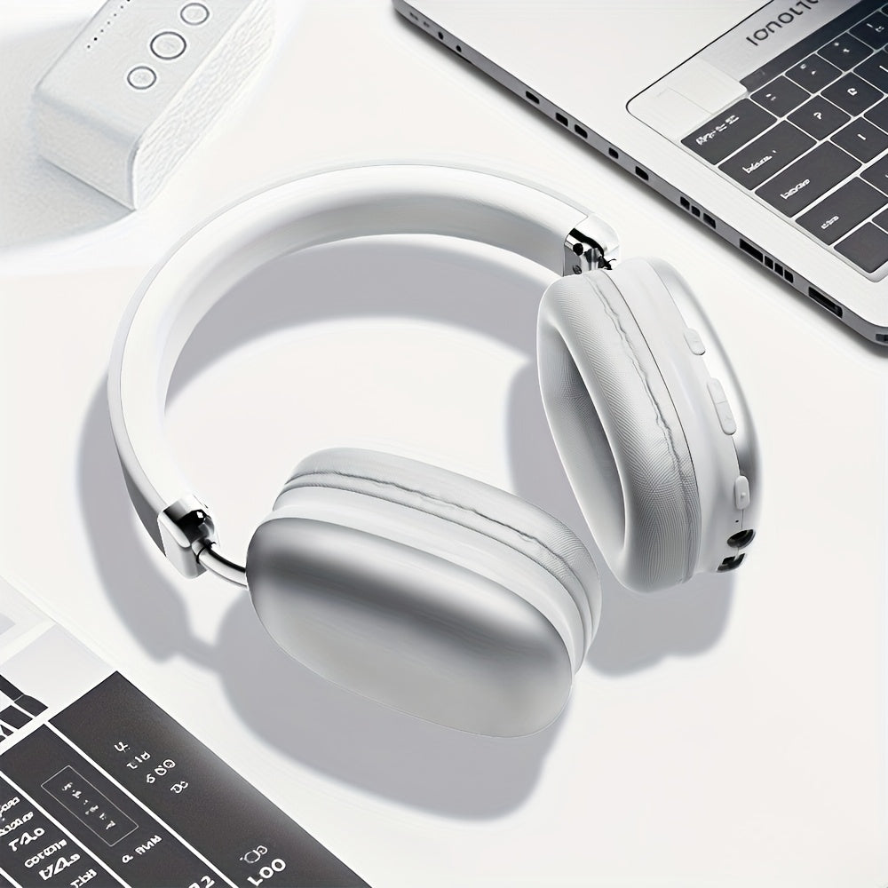 Bluetooth Headphones With A Microphone Offers A 40-hour Playback Time. Air