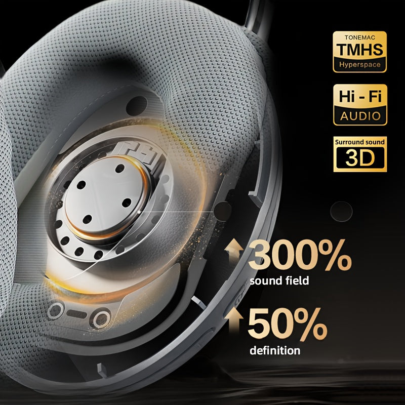 Bluetooth Headphones With A Microphone Offers A 40-hour Playback Time. Air