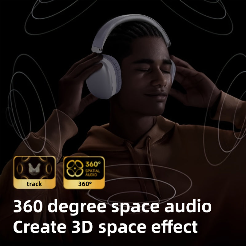 Bluetooth Headphones With A Microphone Offers A 40-hour Playback Time. Air